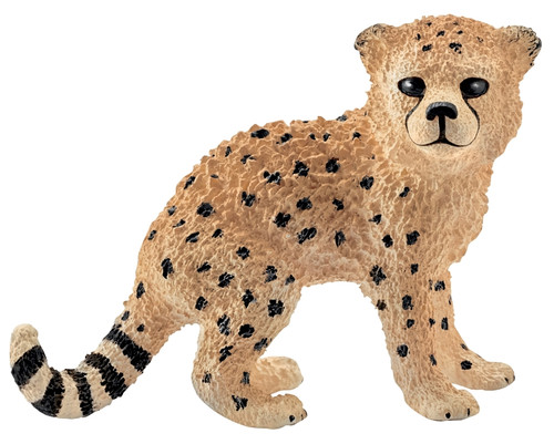 Schleich-S 14747 Figurine, 3 to 8 years, Cheetah Cub, Plastic [SKU: ORG7214984]