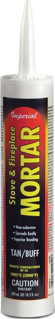 Imperial KK0296-A Stove and Fireplace Mortar, Paste, Buff, 10.3 oz Cartridge [SKU: ORG5385646]