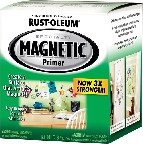 RUST-OLEUM SPECIALTY 247596 Magnetic Primer, Smooth, Liquid, 1 qt, Can [SKU: ORG7306939]
