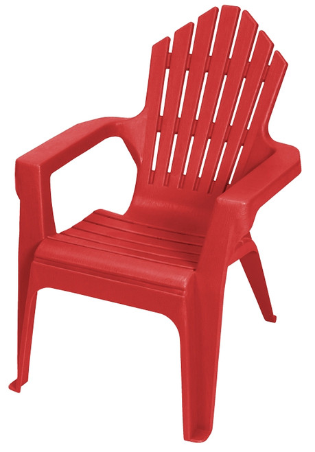 Gracious Living Kiddie Adirondack 11358-20PDQ Adirondack Chair, Resin Seat, Resin Frame, Red Explosion Frame [SKU: ORG8288698]