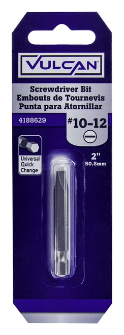 Vulcan 306941OR Screwdriver Bit, Hex Shank, S2 Chrome Molybdenum Steel [SKU: ORG4188629]