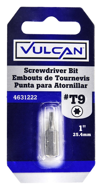 Vulcan 307161OR Screwdriver Bit, Hex Shank, S2 Chrome Molybdenum Steel [SKU: ORG4631222]