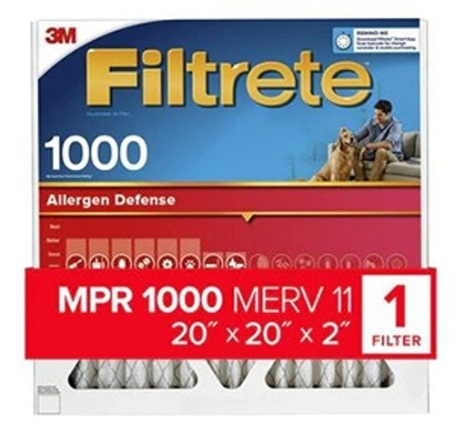 FILTER AIR 1000MPR 20X20X2IN [SKU: ORG8850661]