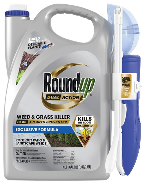 Roundup 5378304 Ready-to-Use Weed and Grass Killer, Liquid, 1 gal [SKU: ORG2810091]
