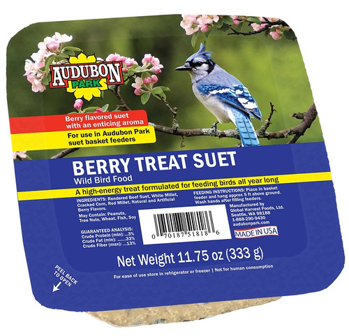 Audubon Park 1844 Wild Bird Food, Berry Treat Flavor, 0.734 lb [SKU: ORG4273389]