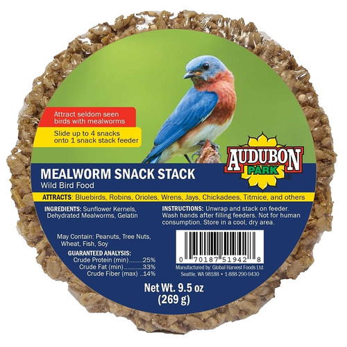 Audubon Park 13139 Wild Bird Food, Snack Stack, 9.5 oz [SKU: ORG3596921]