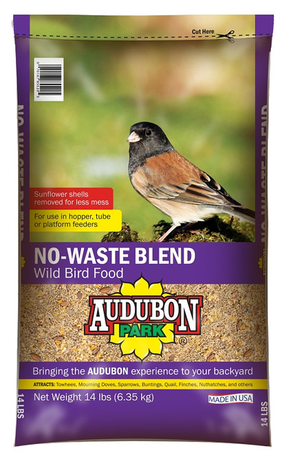 Audubon Park 12618 Wild Bird Food, No-Waste Blend, 14 lb [SKU: ORG3595782]