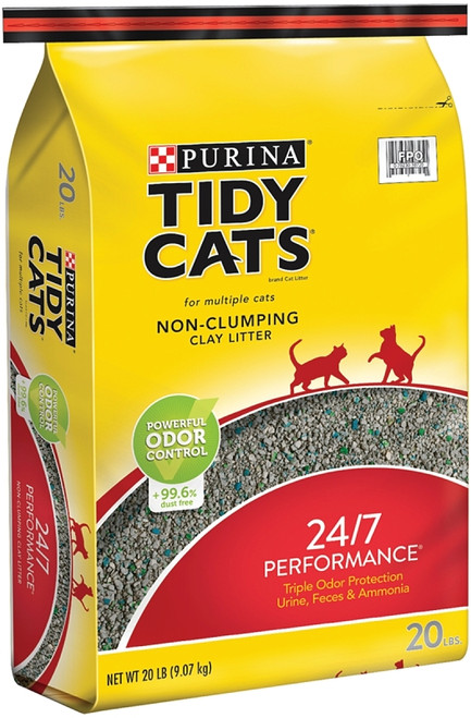 Tidy Cats 7023010720 Cat Litter, 20 lb Capacity, Gray/Tan, Granular Bag [SKU: ORG6191134]