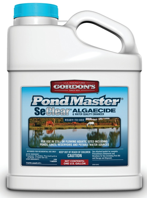 Gordon's PondMaster 3251072 Algaecide, Liquid, Light Blue, 1 gal [SKU: ORG6603583]