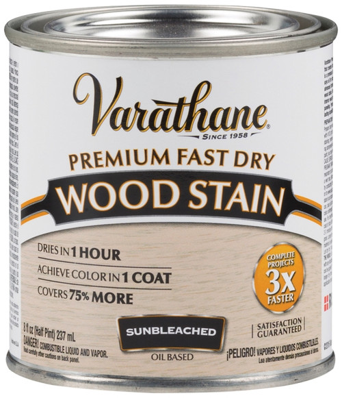 VARATHANE 262030 Wood Stain, Sun Bleached, Liquid, 0.5 pt, Can [SKU: ORG7130917]