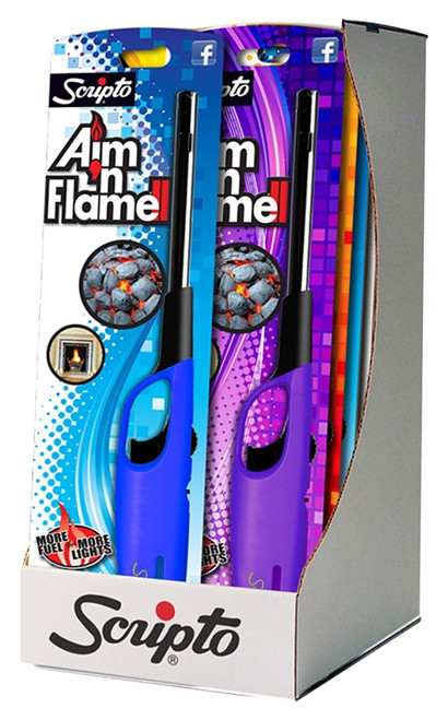 Scripto HC12CR Utility Lighter, Butane, Assorted [SKU: ORG0342295]