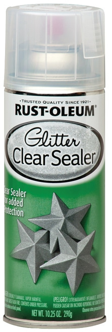 RUST-OLEUM 267736 Glitter Spray Paint, Clear, 10.25 oz, Aerosol Can [SKU: ORG6273684]