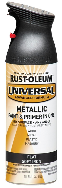 RUST-OLEUM UNIVERSAL 271473 Spray Paint, Iron, 11 oz, Aerosol Can [SKU: ORG7457542]