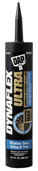 DAP DYNAFLEX ULTRA 7079818220 Advanced Exterior Sealant, Black, 40 to 100 deg F, 10.1 oz Cartridge [SKU: ORG1135011]