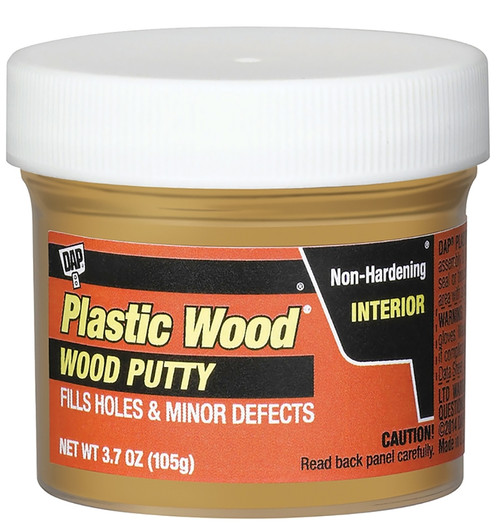 Plastic Wood 7079821247 Wood Putty, Solid, Mild, Pleasant, Light Oak, 3.7 oz Tub [SKU: ORG7800675]