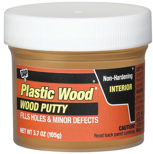 Plastic Wood 7079821276 Wood Putty, Solid, Mild, Pleasant, Natural Oak, 3.7 oz Tub [SKU: ORG7800774]