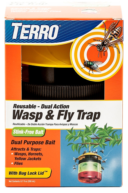 TERRO T512 Wasp and Fly Trap, Liquid, Vinegar [SKU: ORG8859738]