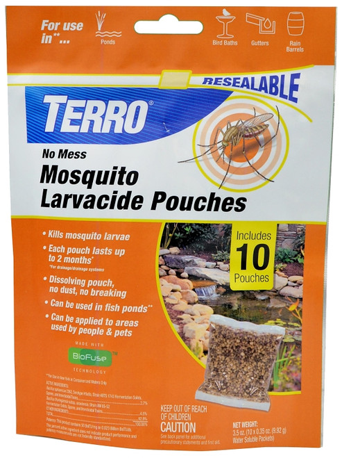 TERRO T1210 Mosquito Larvacide Pouch, 3.5 oz [SKU: ORG9385121]