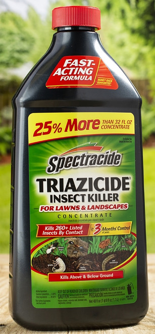 Spectracide HG-55829 Insect Killer, Liquid, Spray Application, Landscape, Lawn, 32 fl-oz [SKU: ORG4374039]