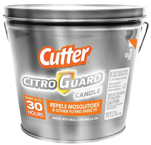 Cutter CITRO GUARD HG-96384 Candle, Citronella, 17 oz Bucket [SKU: ORG2225688]