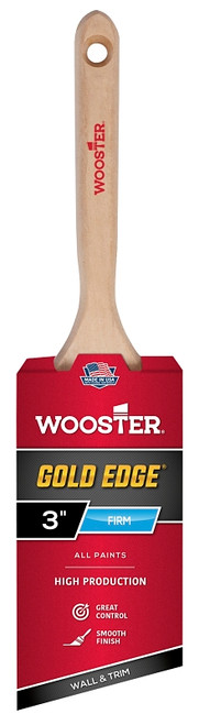 WOOSTER 5231-3 Paint Brush, 3 in W, 2-15/16 in L Bristle, Polyester Bristle, Sash Handle [SKU: ORG9533282]