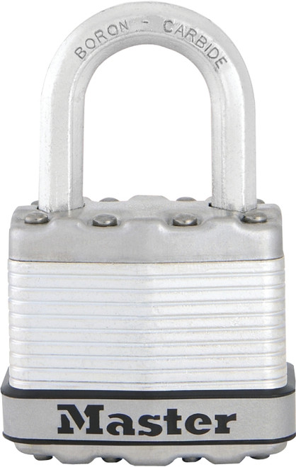 Master Lock Magnum Series M1XKAD Padlock, Keyed Different Key, 5/16 in Dia Shackle, Tough-Cut Boron Carbide Shackle [SKU: ORG0596098]