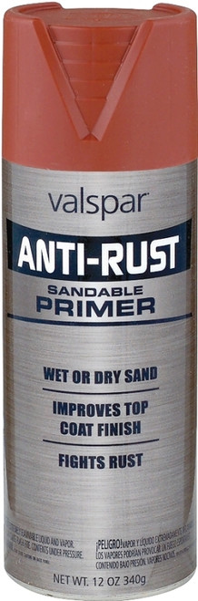 Valspar 465.0068230.076 Anti-Rust Primer, Red, 12 oz [SKU: ORG4091690]