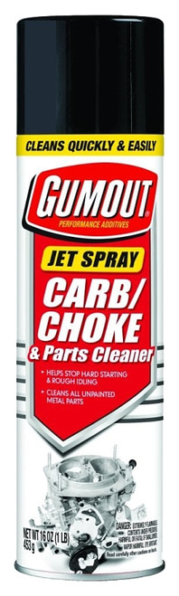Gumout 800002230/7460 Carb and Choke Cleaner, 16 oz, Alcohol [SKU: ORG6910087]