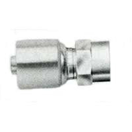 GATES MegaCrimp G251100606 Hose Coupling, 3/8 in, FNPT, Steel, Zinc [SKU: ORG7808488]