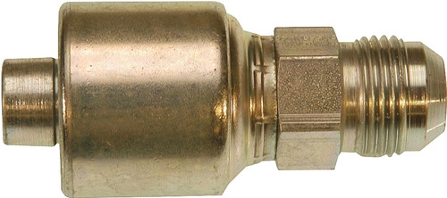 GATES MegaCrimp 625 G25165-0404 Coupling, 7/16-20, Female, 37 deg Angle, Low Carbon Steel, Clear Zinc [SKU: ORG4797965]