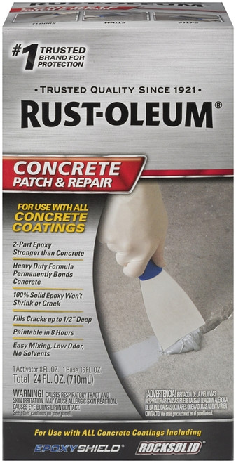 RUST-OLEUM 301012 Concrete Patch and Repair Kit, Gray, 24 oz Box [SKU: ORG5451703]