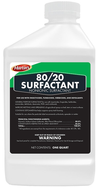 Martin's 82210019 80/20 Non-Ionic Surfactant, Liquid, Spray Application, 1 qt Bottle [SKU: ORG9964016]