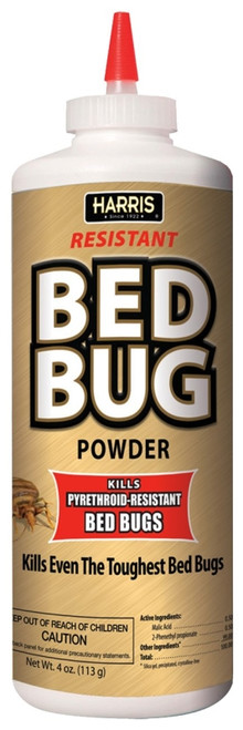 HARRIS GOLDBB-P4 Bed Bug Killer, Powder, Brush Application, 4 oz [SKU: ORG0841536]