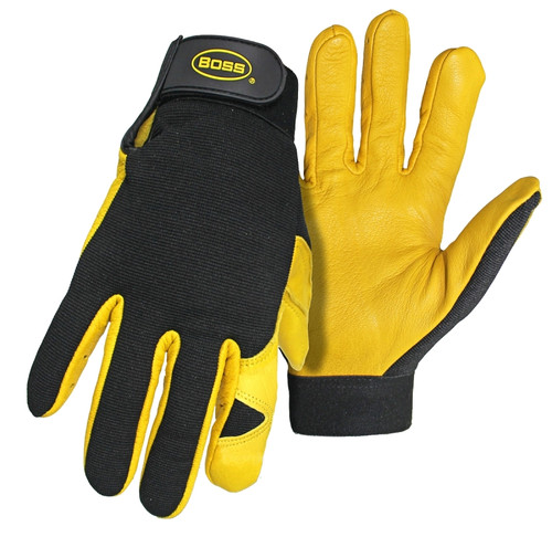 BOSS GUARD 4087M Gloves, M, Nylon/Spandex Back [SKU: ORG8219701]