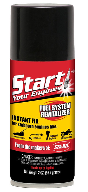 Start Your Engines! 21214 Fuel System Revitalizer, 2 oz Can [SKU: ORG5478268]