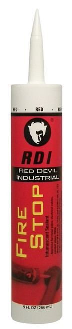 Red Devil LC150RD Sealant, Pale Red, 35 to 100 deg F, 9 fl-oz Cartridge [SKU: ORG5350921]