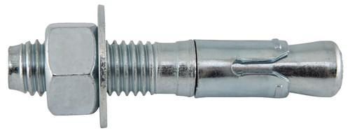 DeWALT Power-Stud 7430SD1 Wedge Anchor, 5/8 in Dia, 3-1/2 in OAL, Carbon Steel, Zinc [SKU: ORG4593372]