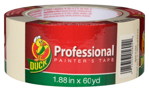 Duck Professional 1361966 Painter's Tape, 60 yd L, 1.88 in W, Beige [SKU: ORG1101351]