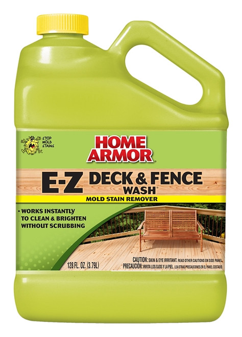 Mold Armor FG505 Deck and Fence Wash, Liquid, Yellow, 1 gal, Spray Dispenser [SKU: ORG6751556]