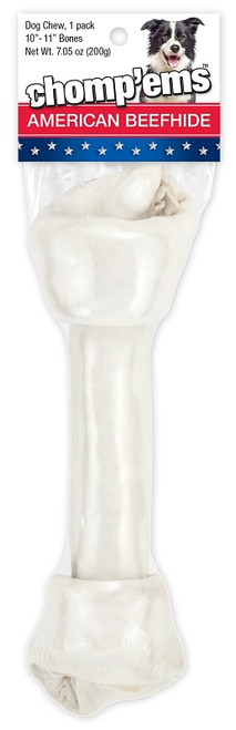 Westminster Chomp'ems 21110 Flat Knot Bone, 10 to 11 in Shrink Wrap [SKU: ORG4769568]