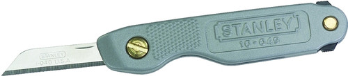 STANLEY 10-049 Pocket Knife, Stainless Steel Blade, 1-Blade, Gray Handle [SKU: ORG6922249]