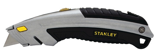 STANLEY 10-788 Utility Knife, 2-7/16 in L Blade, 3 in W Blade, Carbon Steel Blade, Ergonomic Handle, Black/Gray Handle [SKU: ORG6426662]