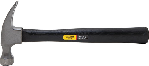 STANLEY 51-716 Nail Hammer, 16 oz Head, Rip Claw, Smooth Head, HCS Head, 12-3/4 in OAL [SKU: ORG7151582]