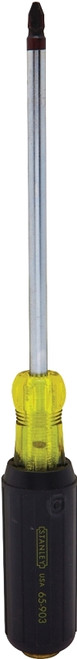 STANLEY 65-903 Screwdriver, #3 Drive, Phillips Drive, 11 in OAL, 6 in L Shank, Vinyl Grip Handle [SKU: ORG6881957]