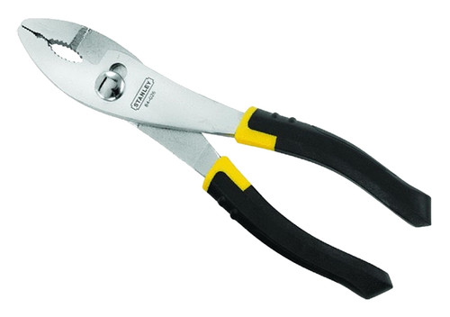 STANLEY 84-026 Slip Joint Plier, 8-3/8 in OAL, 43/64 in Jaw Opening, Ergonomic Handle, 7/8 in W Jaw, 1-3/8 in L Jaw [SKU: ORG3149572]