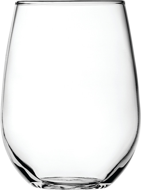 Oneida Vienna Series 95141AHG17 Stemless Wine Glass, 15 oz Capacity, Glass, White, Dishwasher Safe: Yes [SKU: ORG2312908]