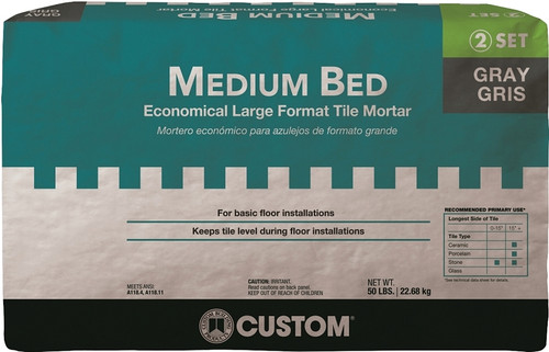 CUSTOM MGMM50 Premium Mortar, White, Powder, 50 lb Bag [SKU: ORG2599215]