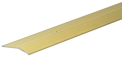 Frost King H1591FB3 Carpet Bar, 3 ft L, 2 in W, Fluted Surface, Aluminum, Gold, Satin [SKU: ORG8683120]