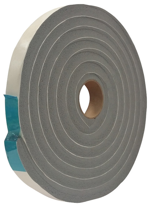 Frost King COLORmaxx Series V734H Weather Seal, 3/4 in W, 10 ft L, 1/2 in Thick, Vinyl Foam, Gray [SKU: ORG3781093]