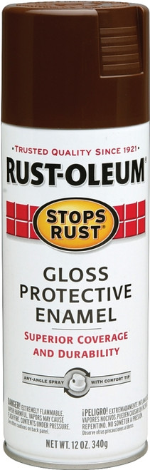 PAINT SPRAY GLO LTHR BRN 12OZ [SKU: ORG2556504]